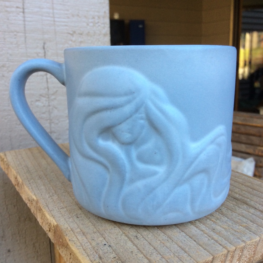 Starbucks gray mermaid 3D mug/cup 12oz. 2016